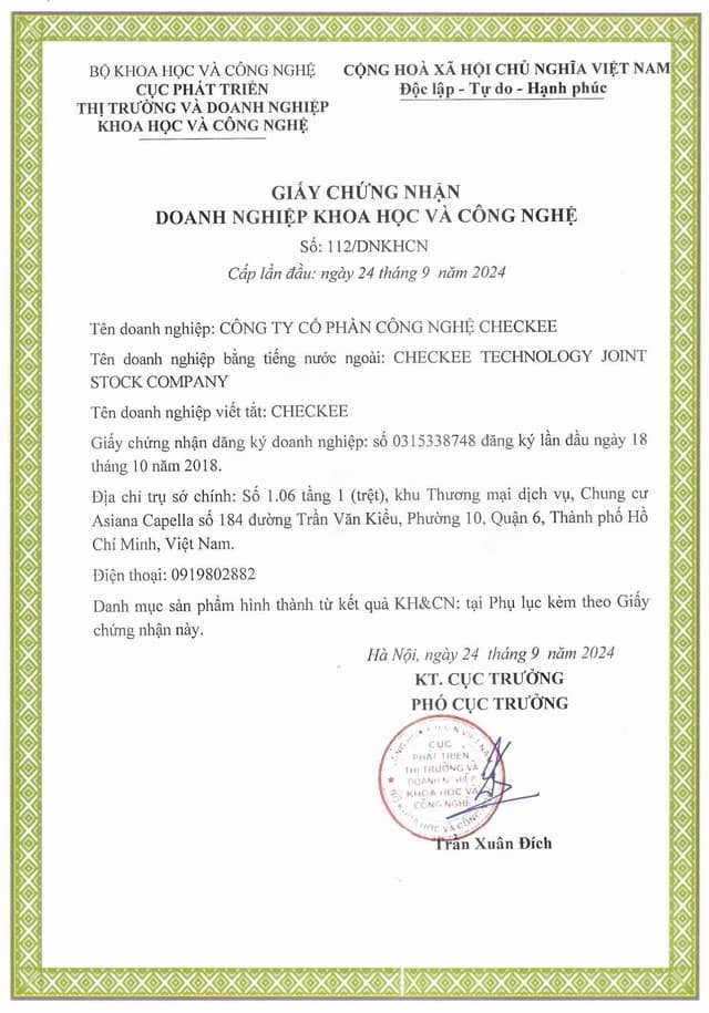 Doanh nghiệp khoa học và công nghệ